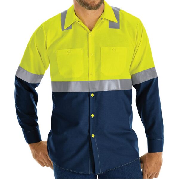 Enhanced & Hi-Visibility Long Sleeve Work Shirt Thumbnail