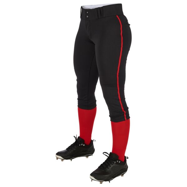 Tournament Girls' Traditional Low Rise Pant w/Braid Thumbnail