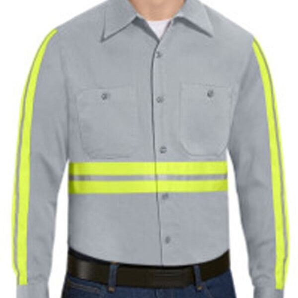 Enhanced Visibility Cotton Work Shirt Long Sizes Thumbnail